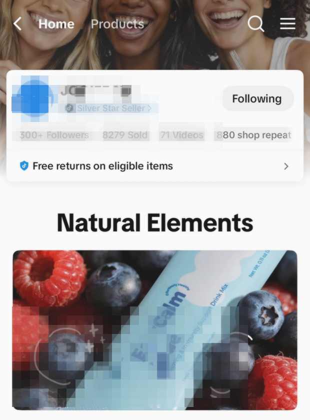 Anonymized TikTok Shop health client case